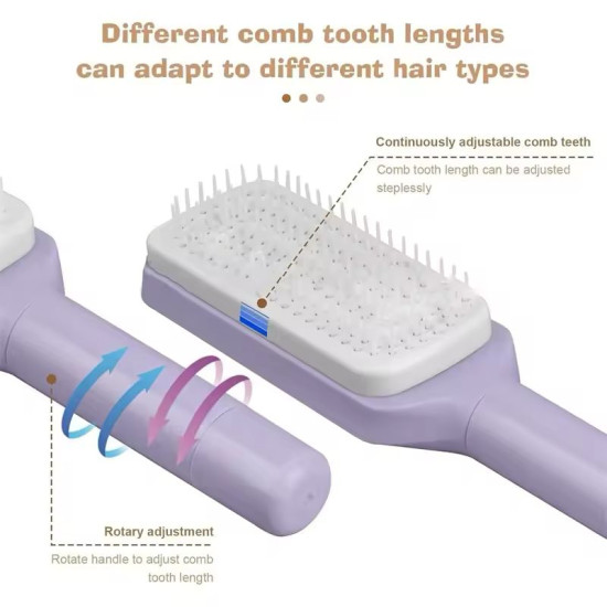 Upgraded Retractable Hair Brush Upgraded Retractable Hair Brush
