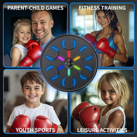 Punch to the Beat - Upgraded Smart Bluetooth Music Boxing Machine