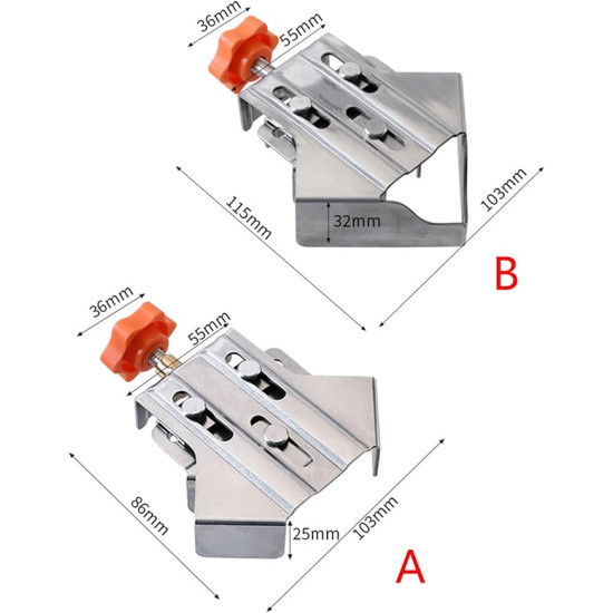 Versatile Stainless Steel Corner Clamp