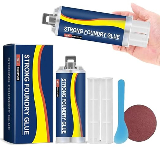 Industrial Metal Repair Welding Glue & Casting Repair Paste – Strong Foundry Adhesive for Metal, Plastic & Steel