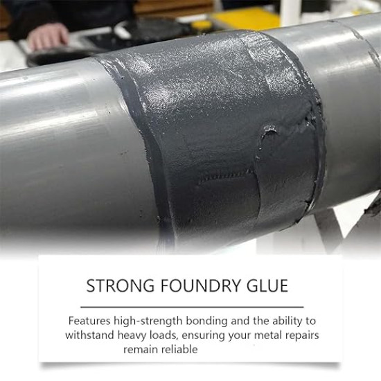 Industrial Metal Repair Welding Glue & Casting Repair Paste – Strong Foundry Adhesive for Metal, Plastic & Steel