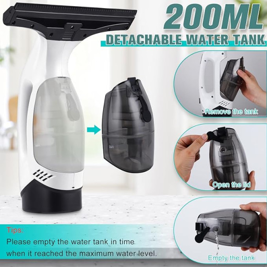 Cordless Glass and Window Vacuum Squeegee Cordless Glass and Window Vacuum Squeegee