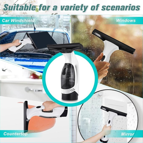 Cordless Glass and Window Vacuum Squeegee Cordless Glass and Window Vacuum Squeegee
