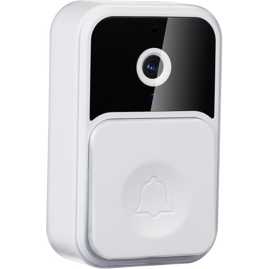 Wireless Smart Doorbell With Camera Night Vision & Adjustable Volume