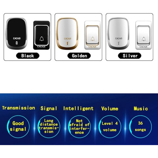 Wireless Waterproof Digital Door Bell Wireless Waterproof Digital Door Bell