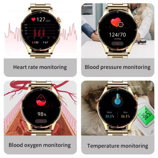 Gold Luxury Lige Smart Watch