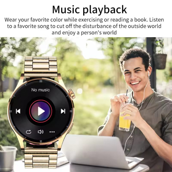 Gold Luxury Lige Smart Watch