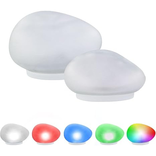 Solar LED Decorative Stones (6inches)