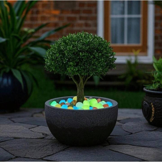 50pcs Colourful Glowing Pebbles 