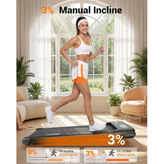 Walk, Work & Burn Calories at Home – 3-in-1 Incline Walking Pad with Vibration Plate 