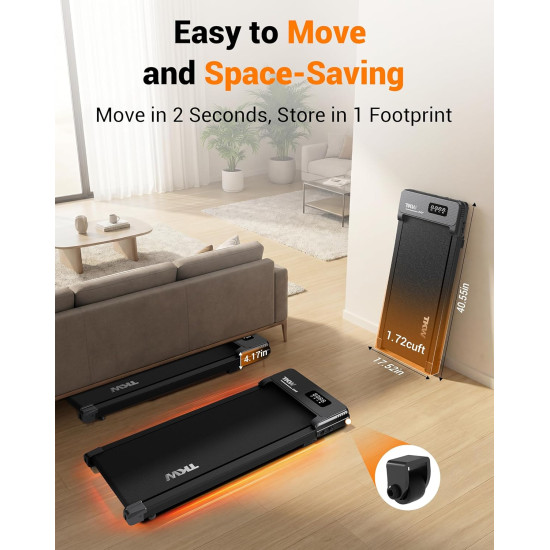 Walk, Work & Burn Calories at Home – 3-in-1 Incline Walking Pad with Vibration Plate 