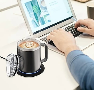 Electric Coffee Mug Warmer Set