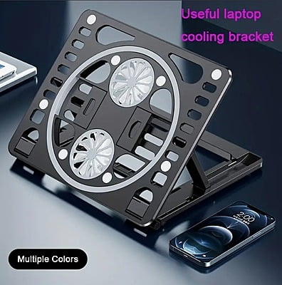 Cool & Quiet Laptop Stand - Compatible with Alienware, Apple, HP, Lenovo, Dell & Asus of All Sizes