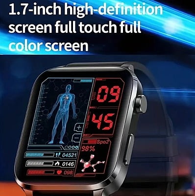 ECG+PPG Blood Pressure & Blood Glucose Monitoring - IP68 Waterproof & Fitness Tracking for Men & Women